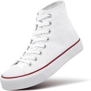 Canvas High Top Sneakers (Women's 8)